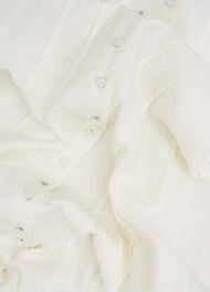 Burghley Seam Detail Shirt Dress, Ivory, hi-res