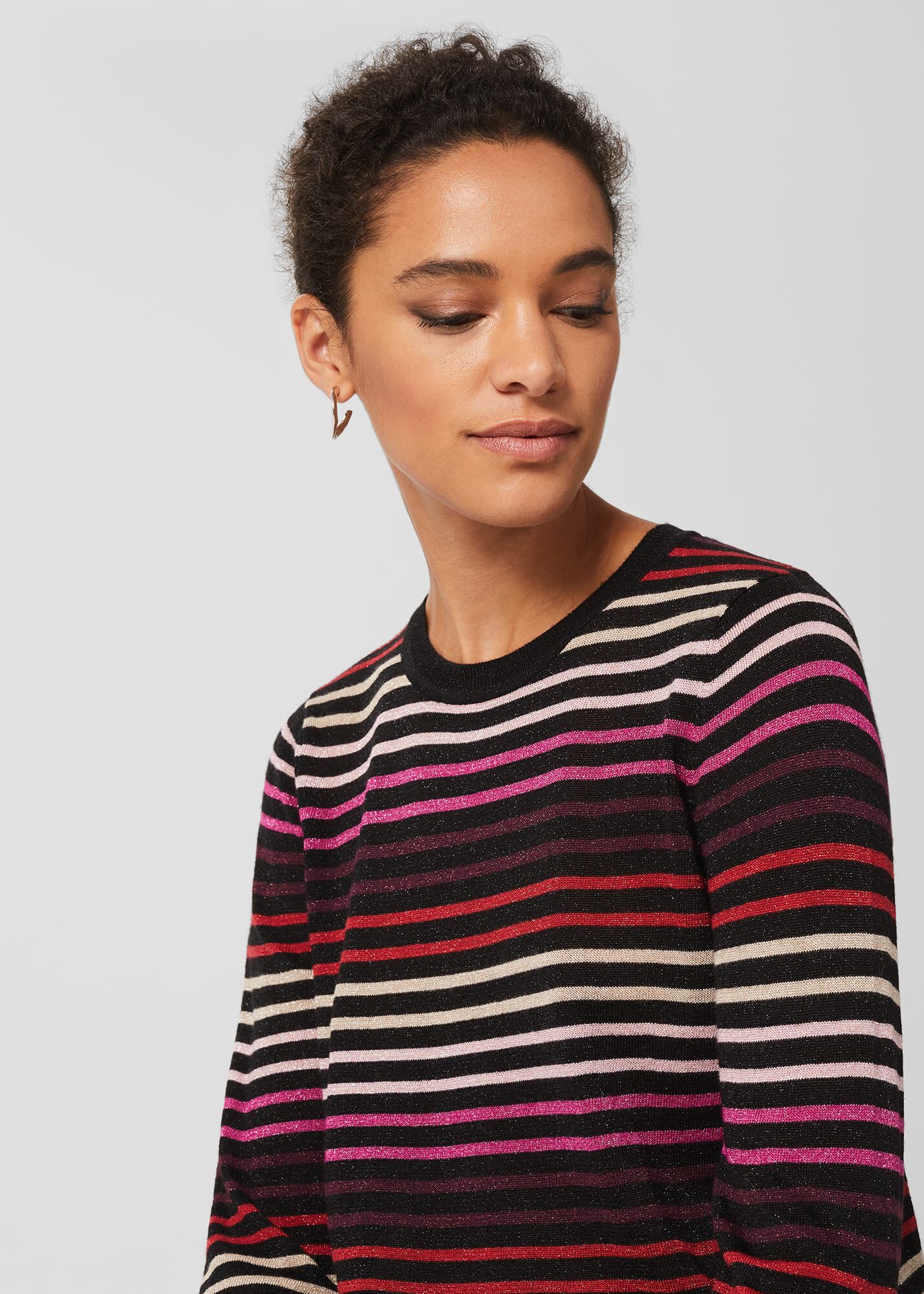 sparkle stripe jumper