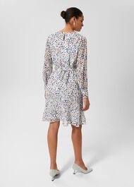 Petite Frances A Line Dress, Sage Green, hi-res