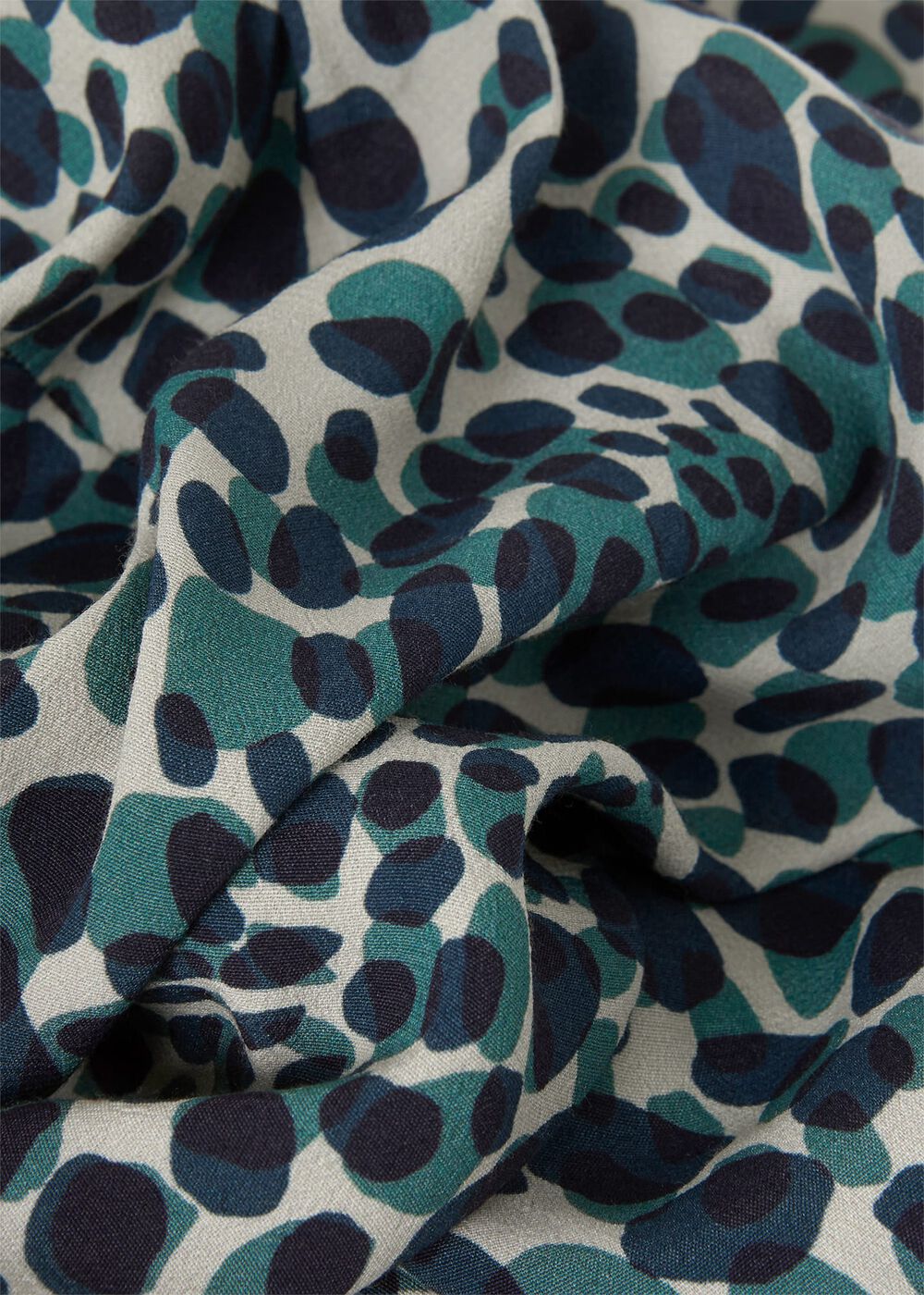 Essie Printed Blouse, Aegean Blue, hi-res
