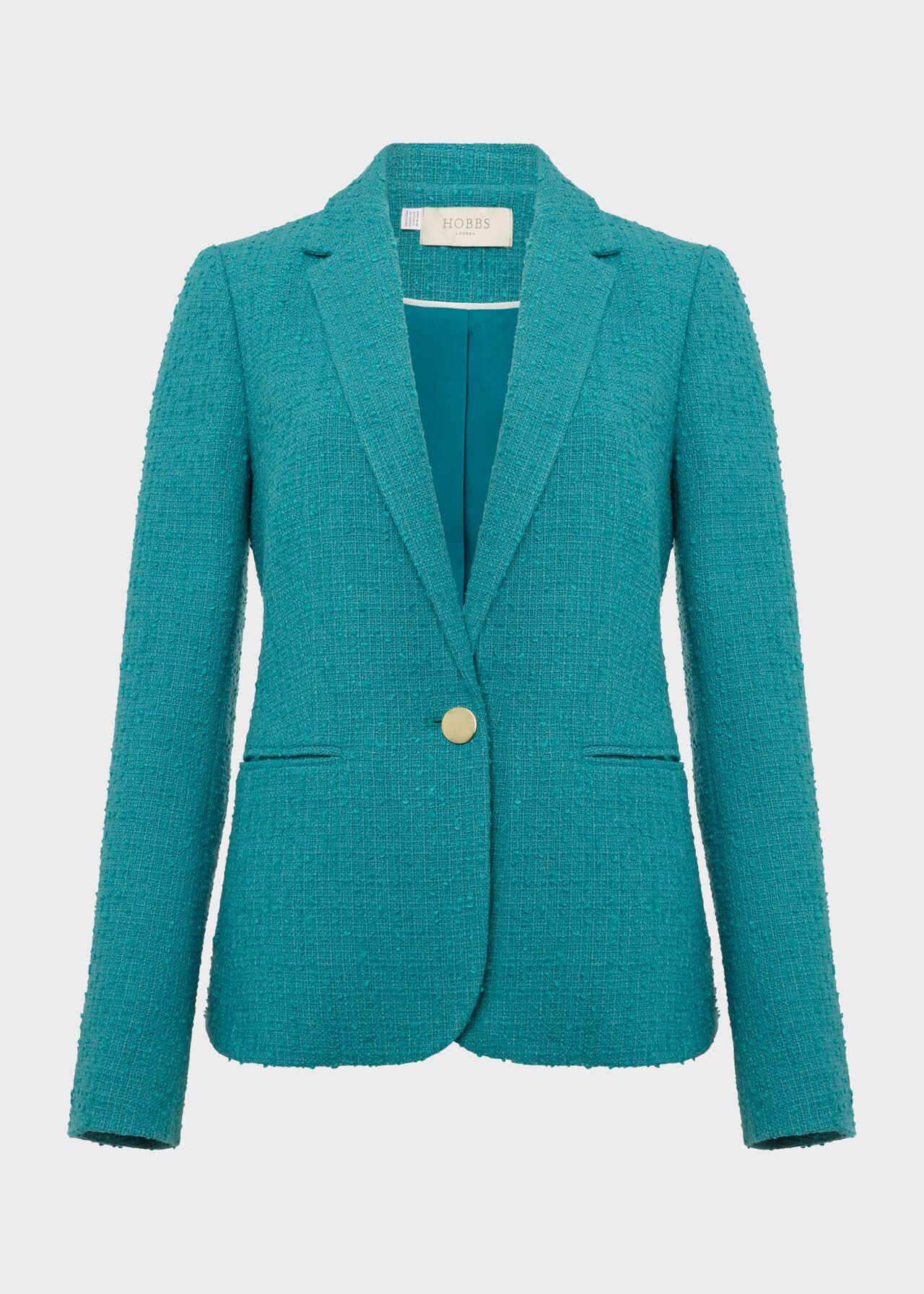 Amara Textured Jacket, Ocean Green, hi-res