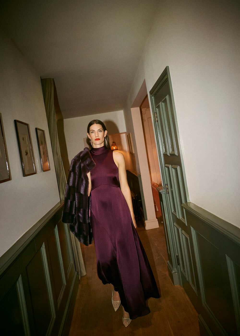 Marilyn Textured Satin Dress