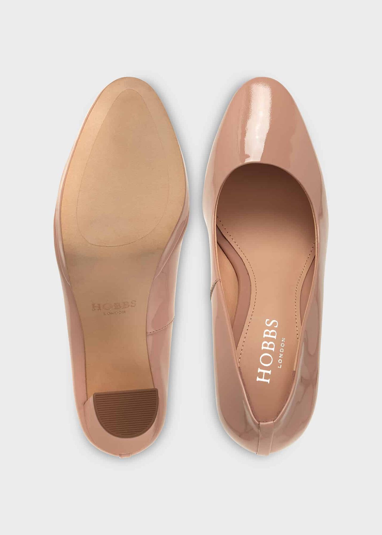 Lynn Platform Court Shoes, Blush Pink, hi-res