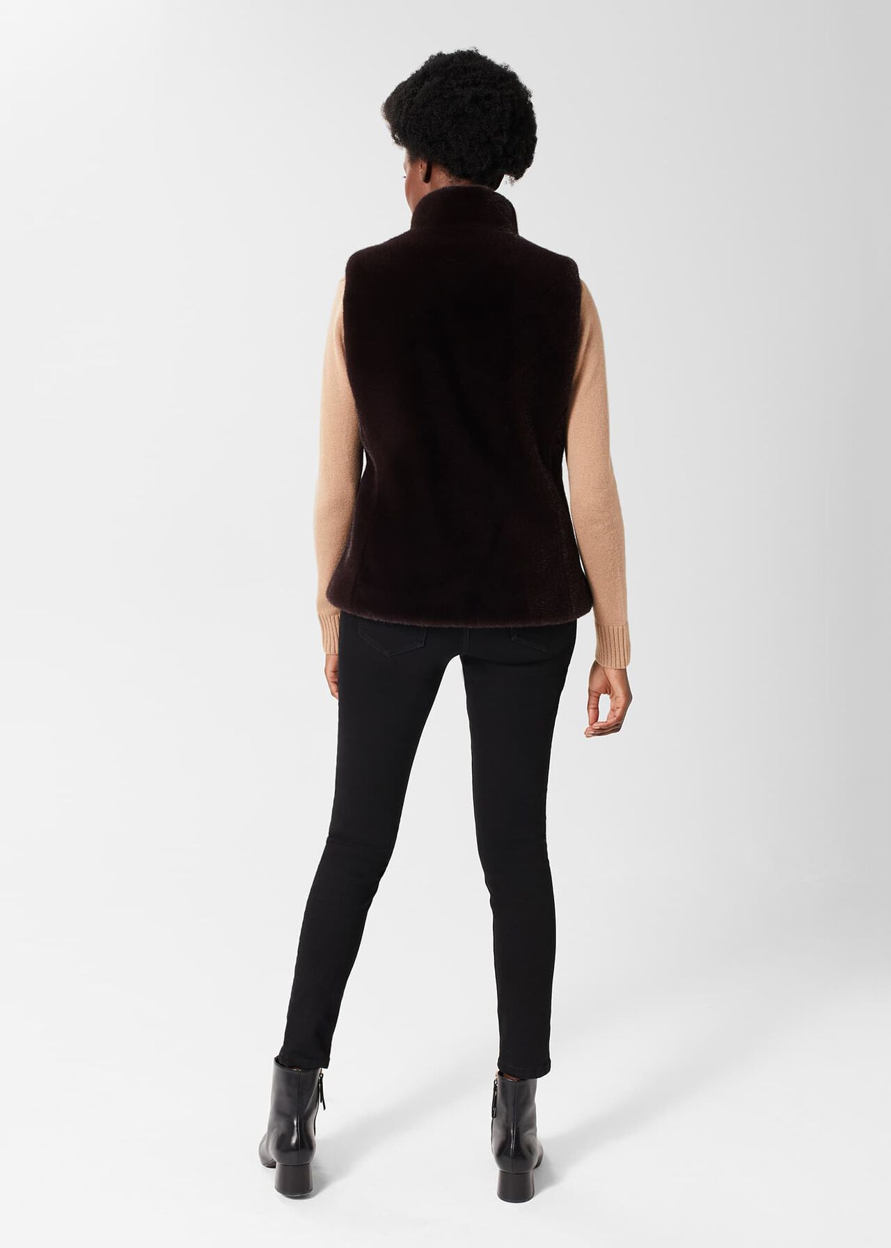 Verena Gilet, Aubergine, hi-res