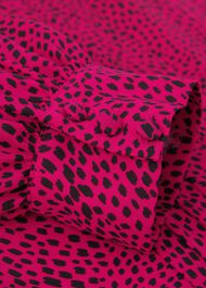 Luella Dress, Fuchsia Black, hi-res