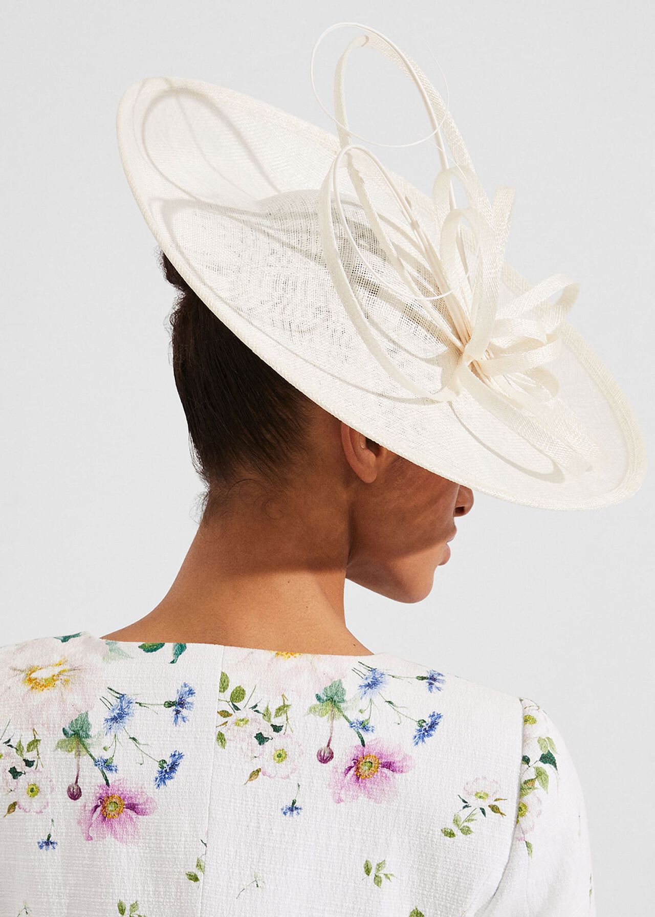 Evangaline Fascinator, Ivory, hi-res