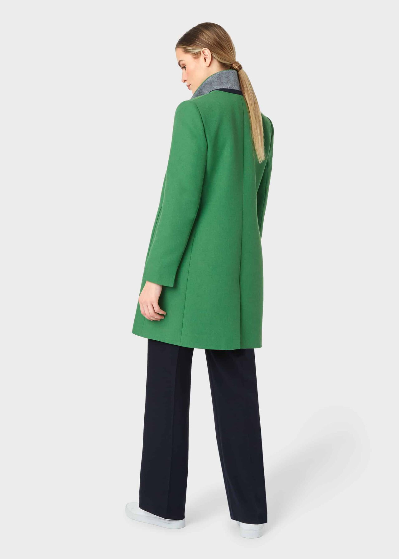 Camellia Coat, Green, hi-res