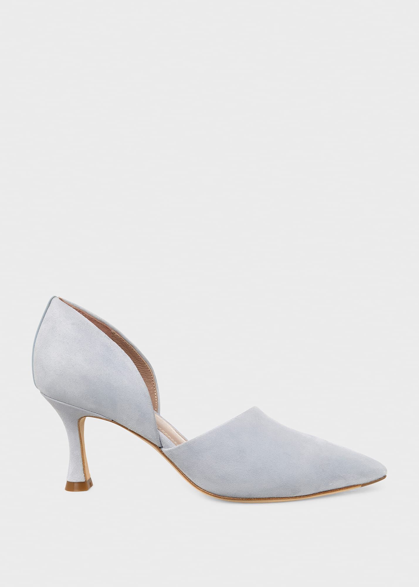 Light blue clearance court heels