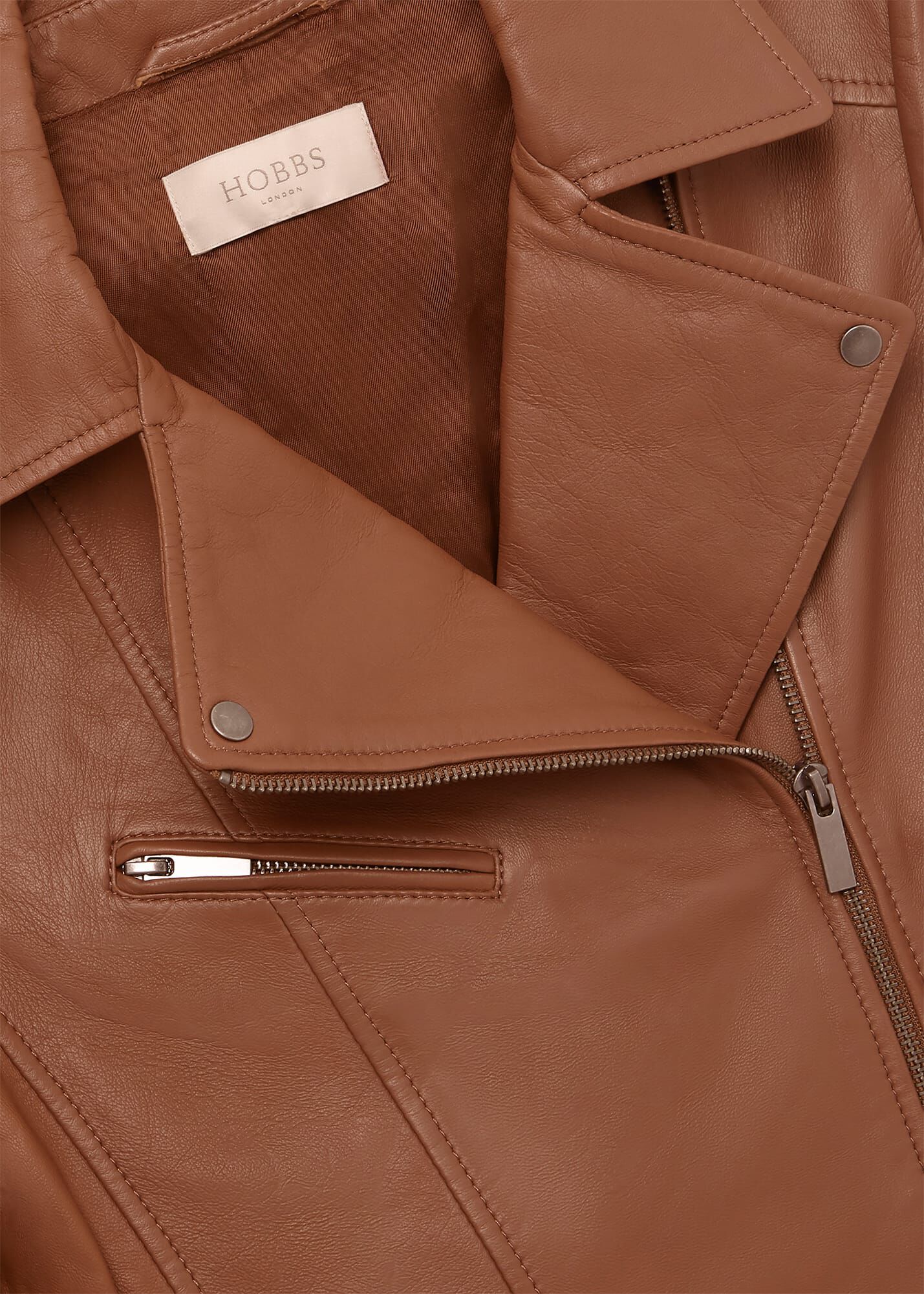 Dakota Leather Jacket | Hobbs UK |