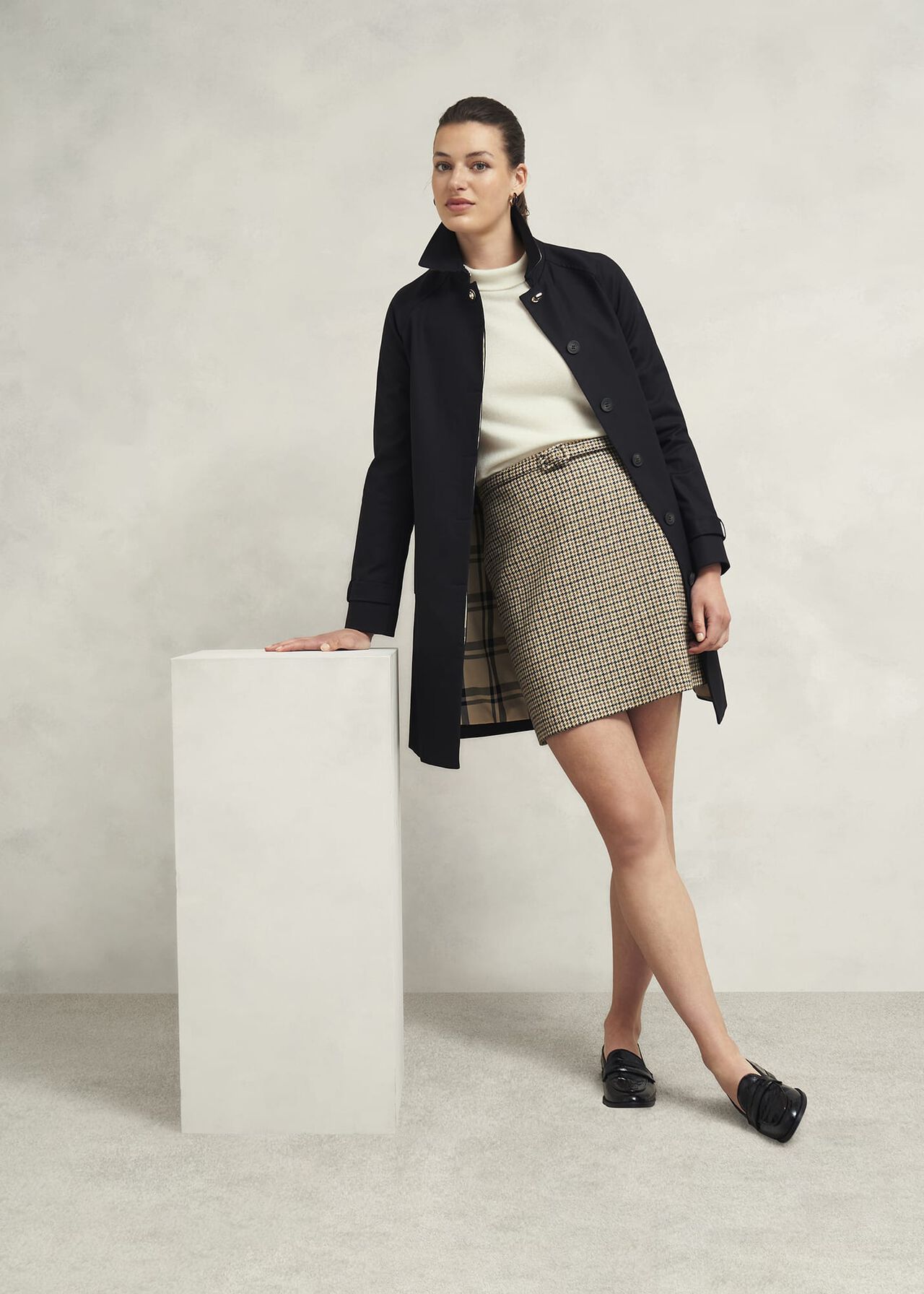 Audrey Wool Cashmere Jumper, Warm Ivory, hi-res