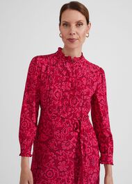 Eleanora Dress, Red Pink, hi-res