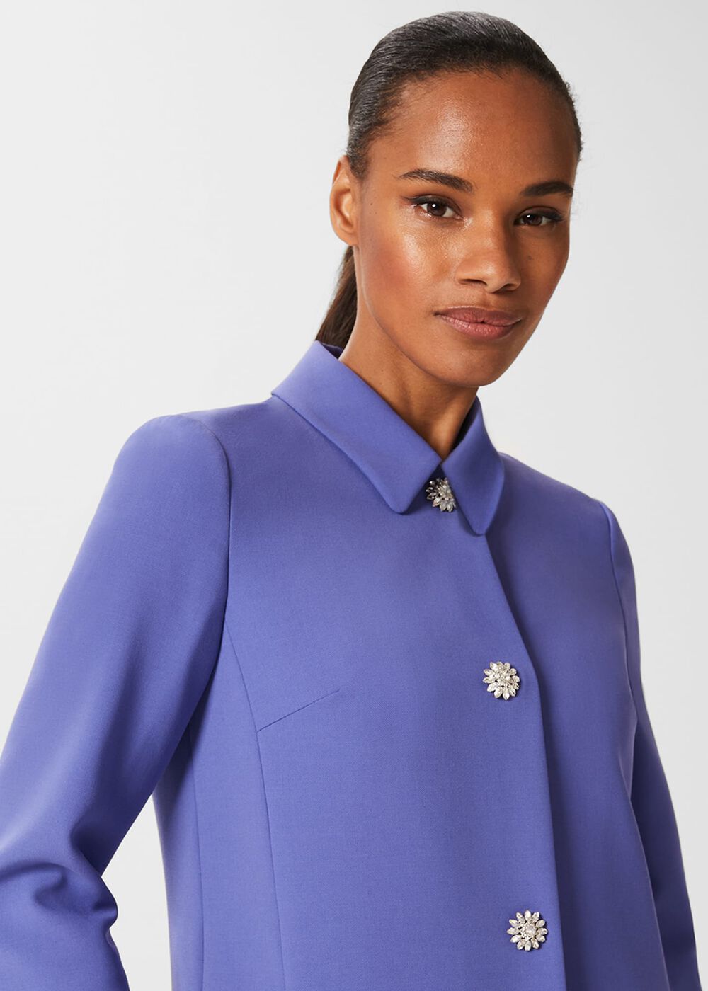 Henriella Coat, Blue, hi-res