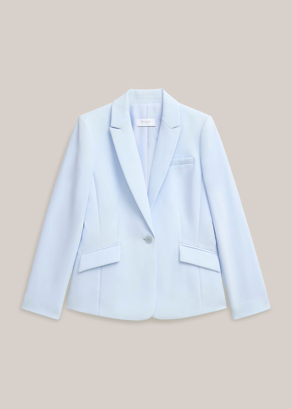 Keighley Blazer, Pale Blue, hi-res