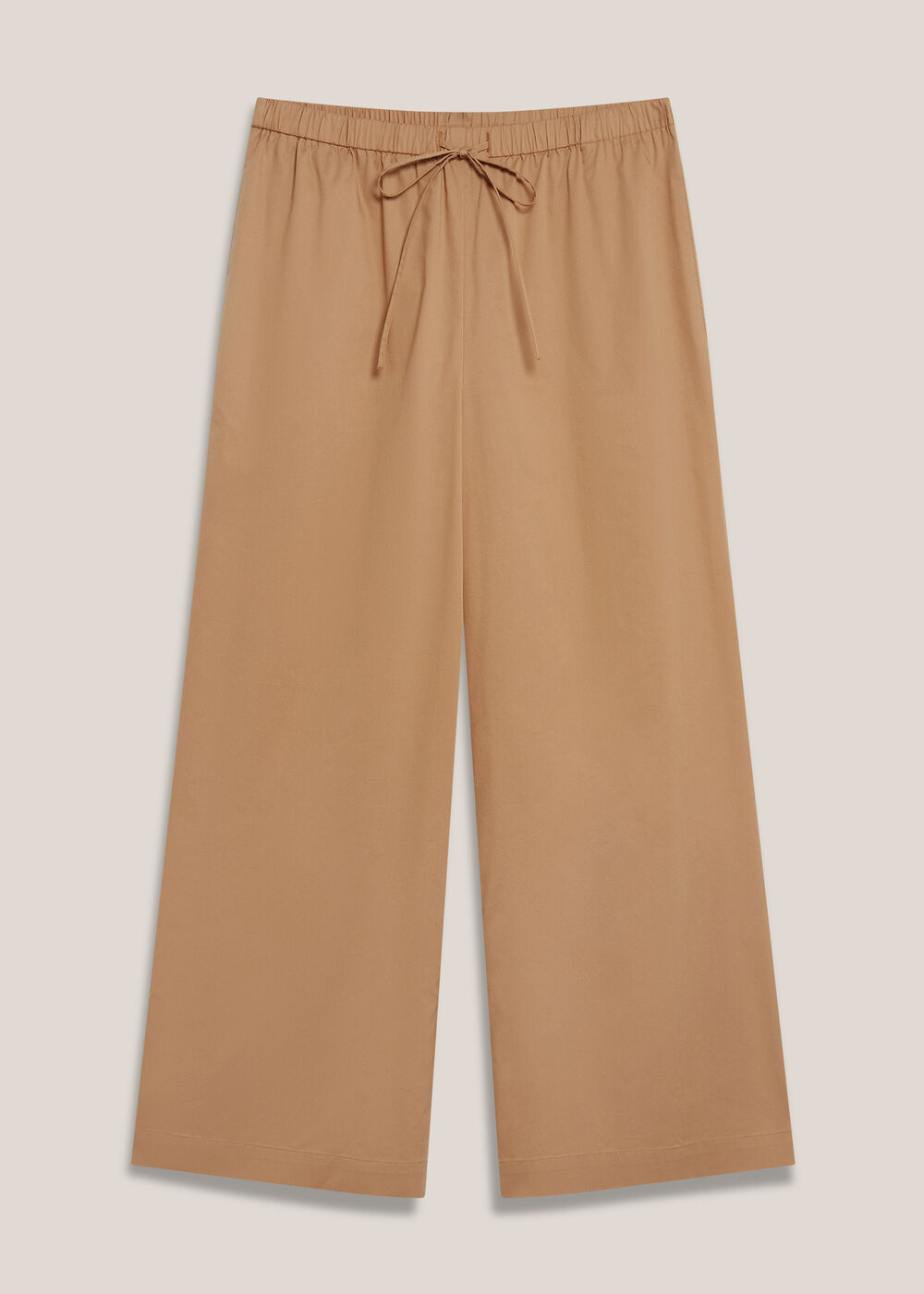 Lorrie Cotton Trousers, Cashew Brown, hi-res