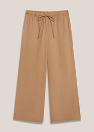 Lorrie Cotton Trousers, Cashew Brown, hi-res