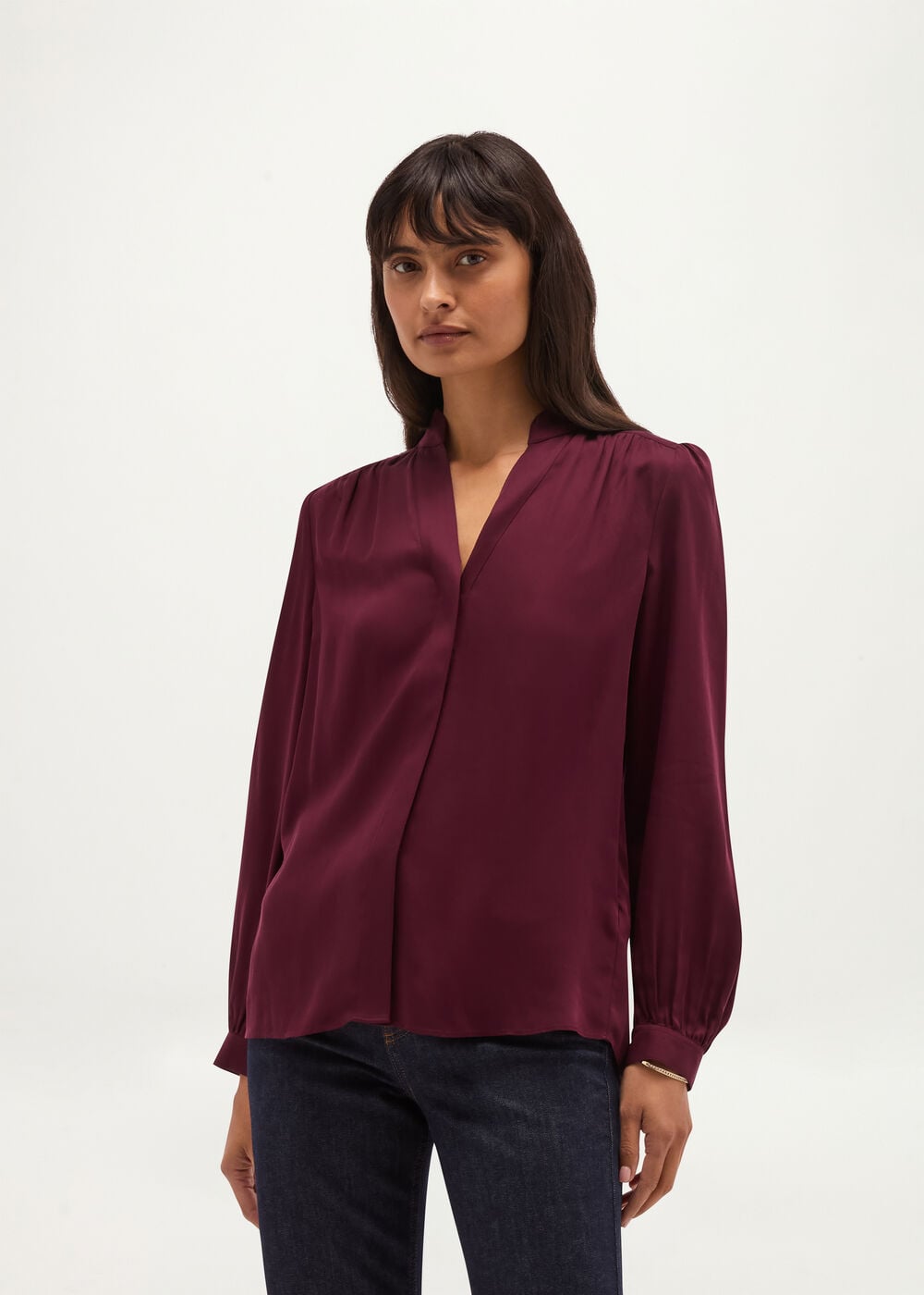 Gwen Satin Blouse