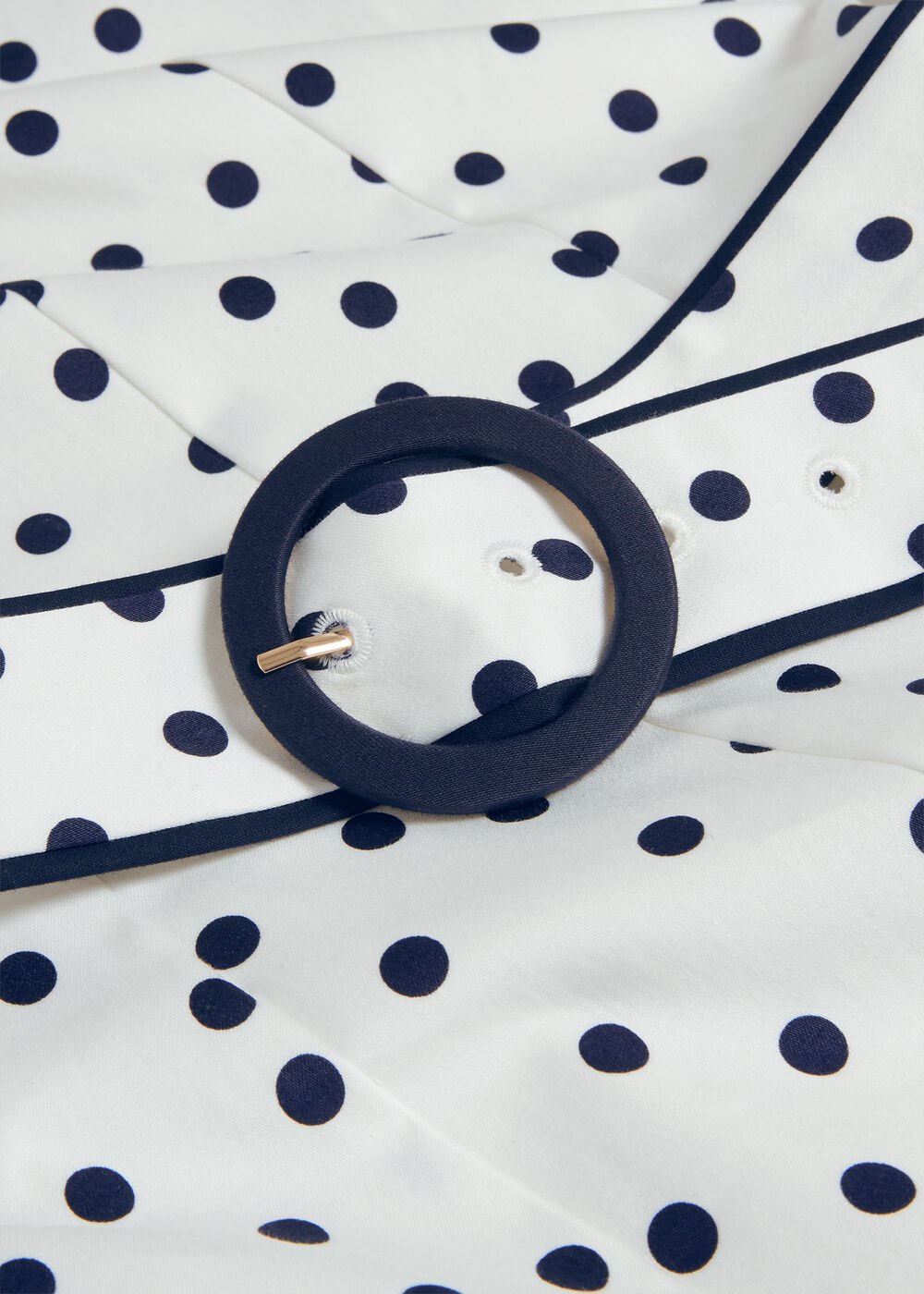 Nancy Spot Shift Dress, Ivory Midnight, hi-res