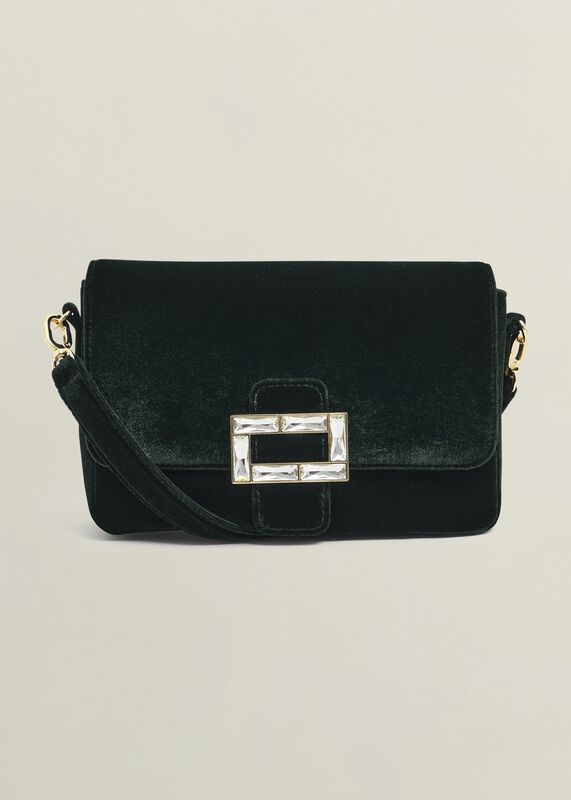 Alexandria Velvet Clutch Bag