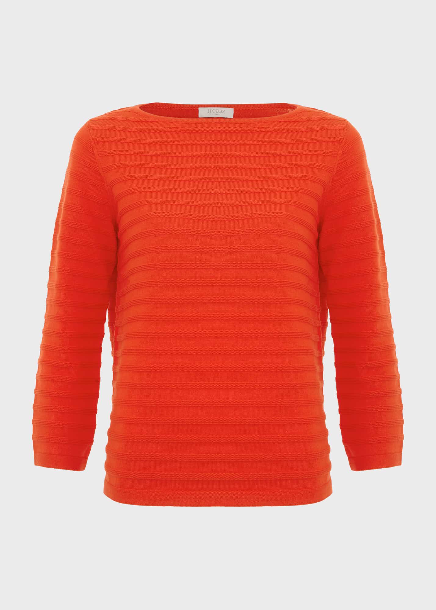 ホブズ HOBBS NELLIE PULLOVER （HIBISCUS RED） Nellie Cotton Sweater | Hobbs US |