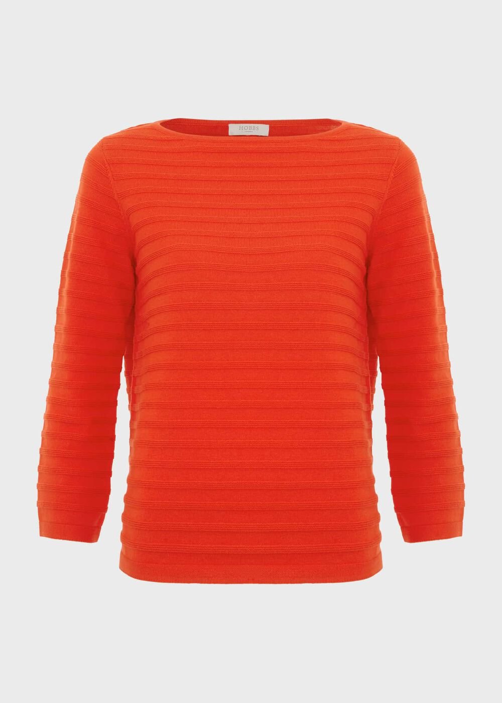 Nellie Cotton Jumper, Hibiscus Red, hi-res