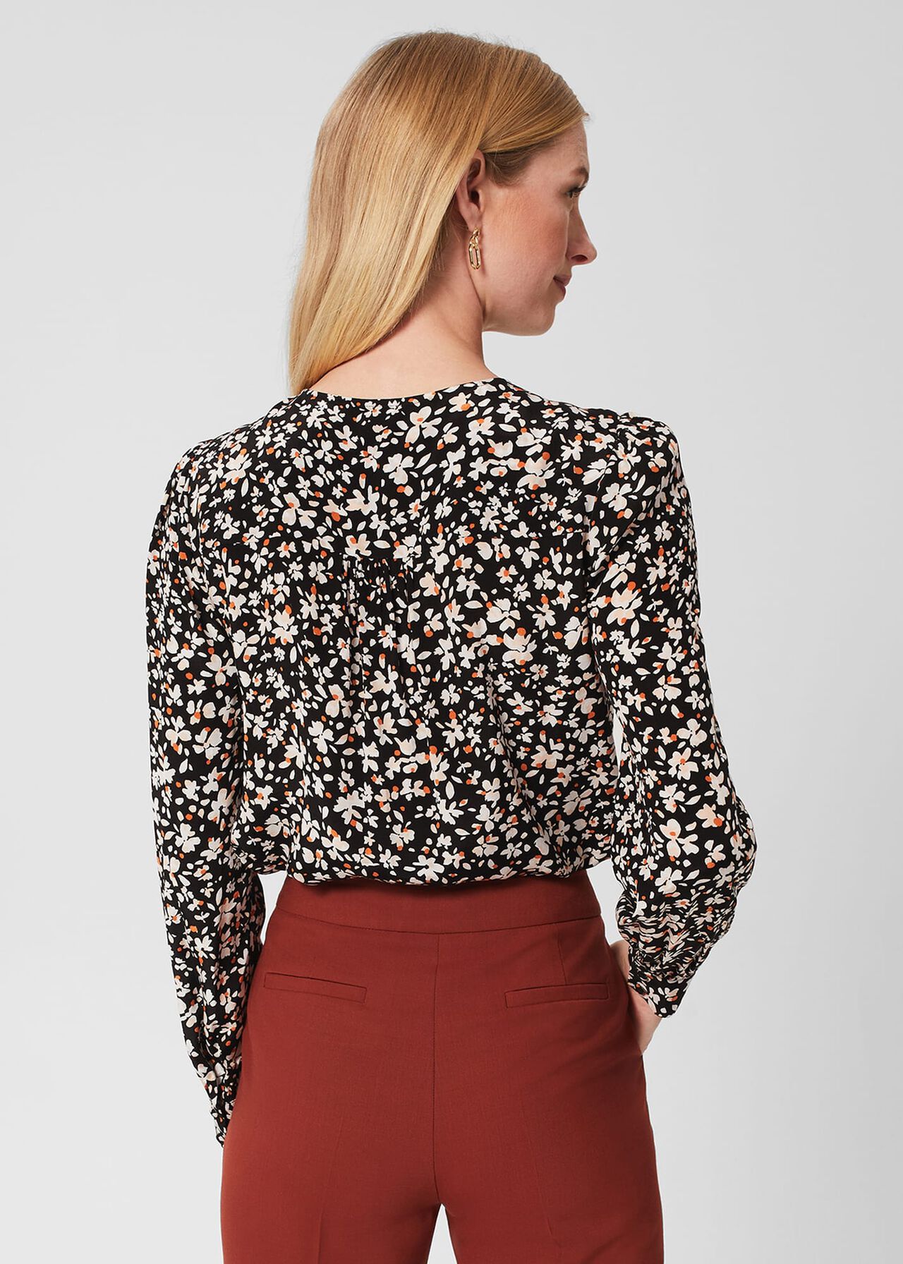 Kamala Blouse, Black Multi, hi-res