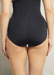 Moderate Control High Waist Slimming Brief, Black, hi-res
