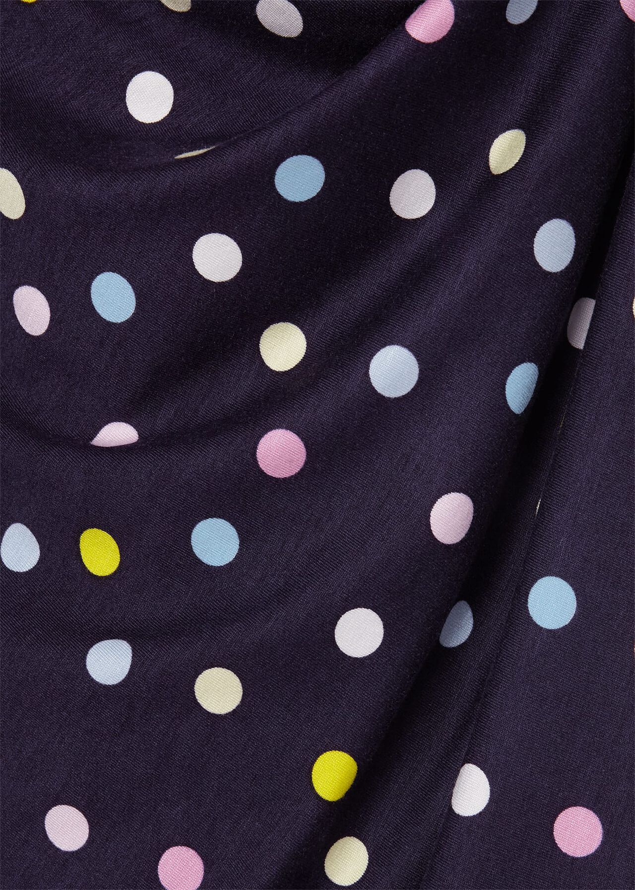 Roisin Jersey Dress, Navy Ivory, hi-res