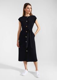 Tania Shirt Dress, Hobbs Navy, hi-res