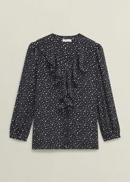 May Blouse, Black Ivory, hi-res