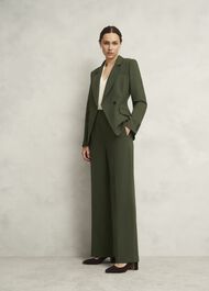 Neava Wide Trousers, Yew Green, hi-res