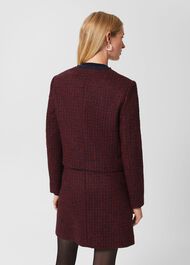 Meera Jacket, Red Navy, hi-res
