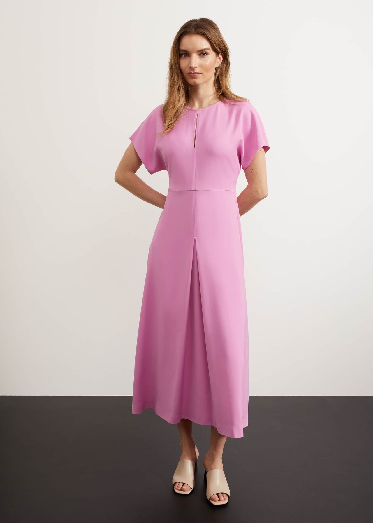 Spencer Dress, Carnation Pink, hi-res