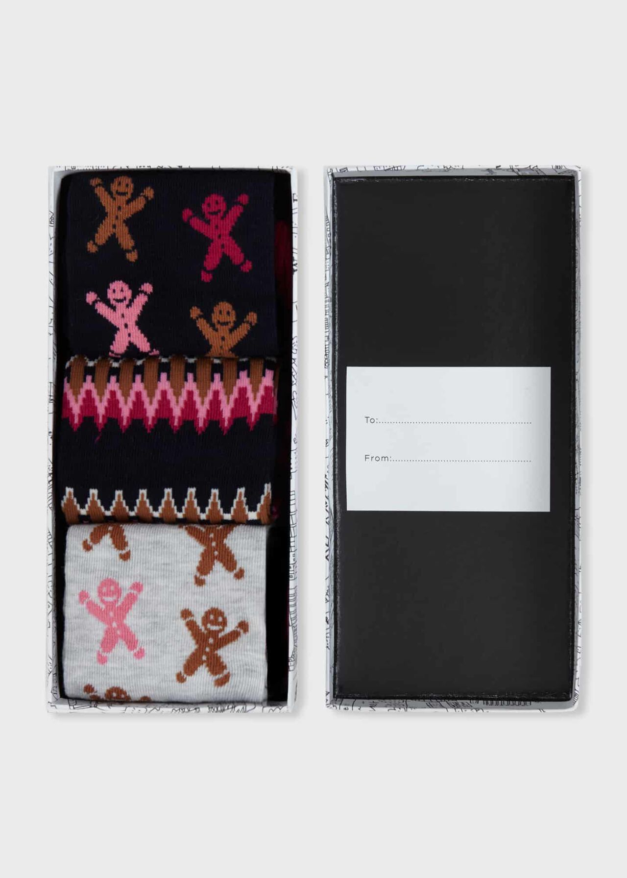 Gingerbread Set, Navy, hi-res