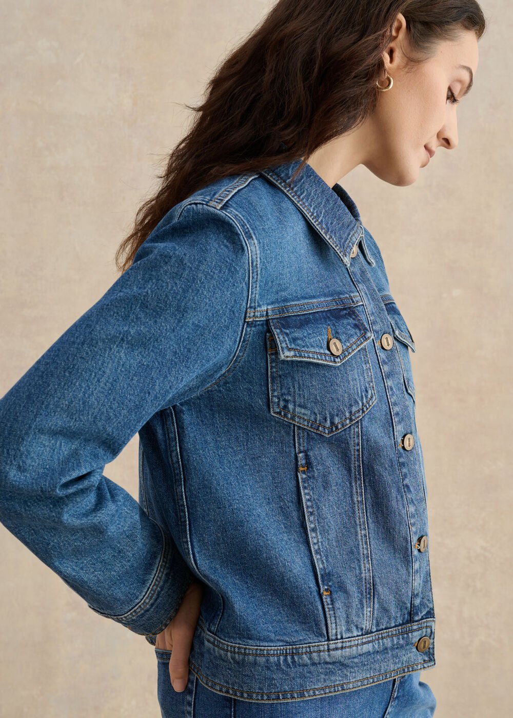 Vivienne Jacket, Mid Wash, hi-res