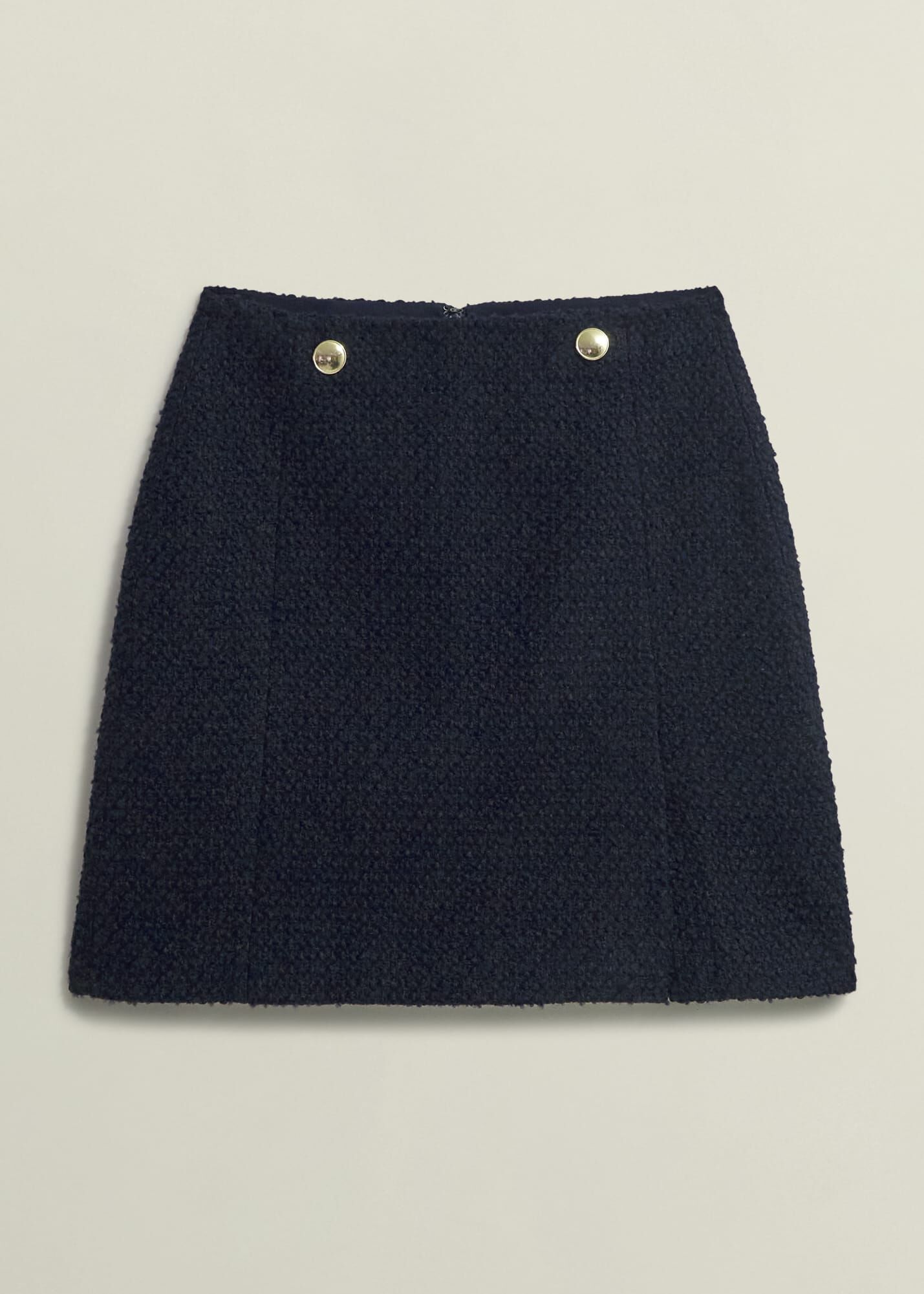 【Hobbs London】日本未入荷！ Marie ウール スカート ネイビー Marie Skirt With Wool | Hobbs UK |