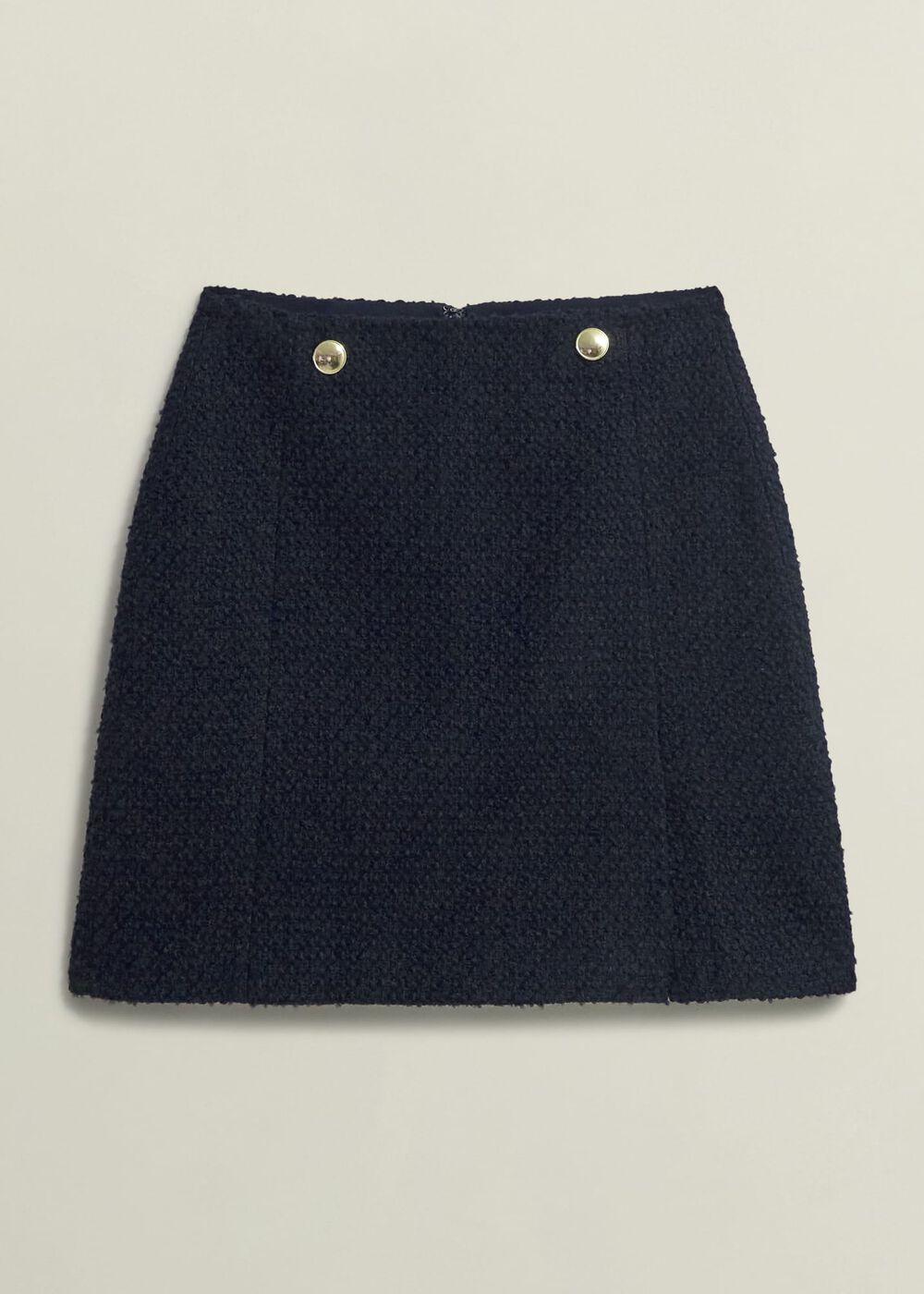 Marie Skirt With Wool, Navy, hi-res