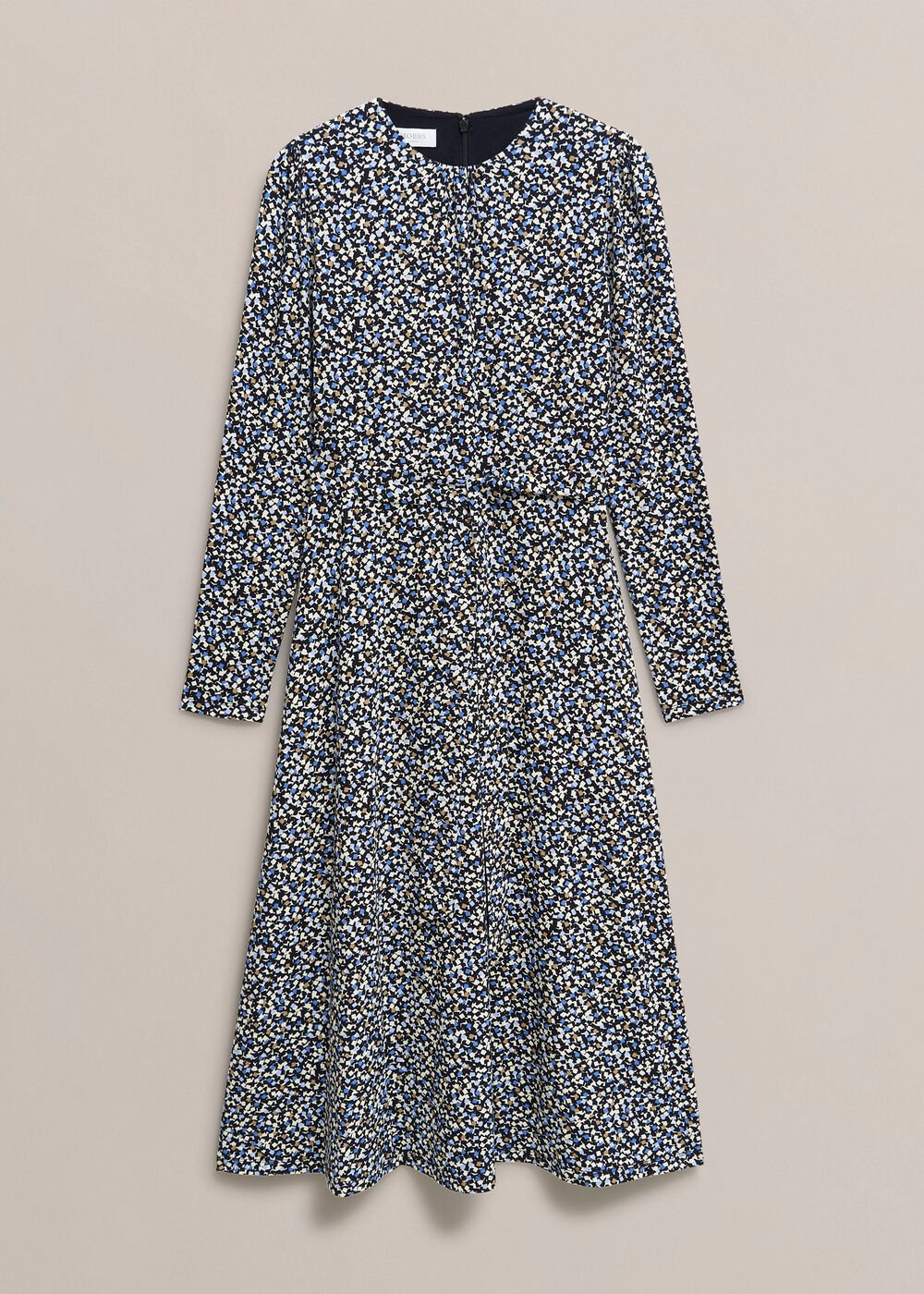 Dakota Jersey Dress, Navy Multi, hi-res