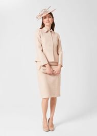 Freya Fascinator, Oyster, hi-res