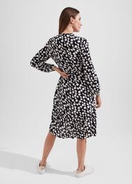Mallory Dress, Navy Ivory, hi-res