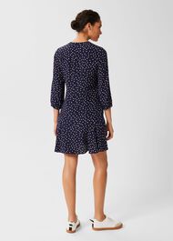 Prim Tunic Dress, Navy Multi, hi-res
