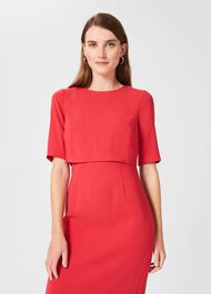 Larissa Shift Dress, Raspberry, hi-res