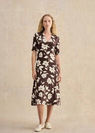 Peyton Jersey Dress, Brown Sandstone, hi-res