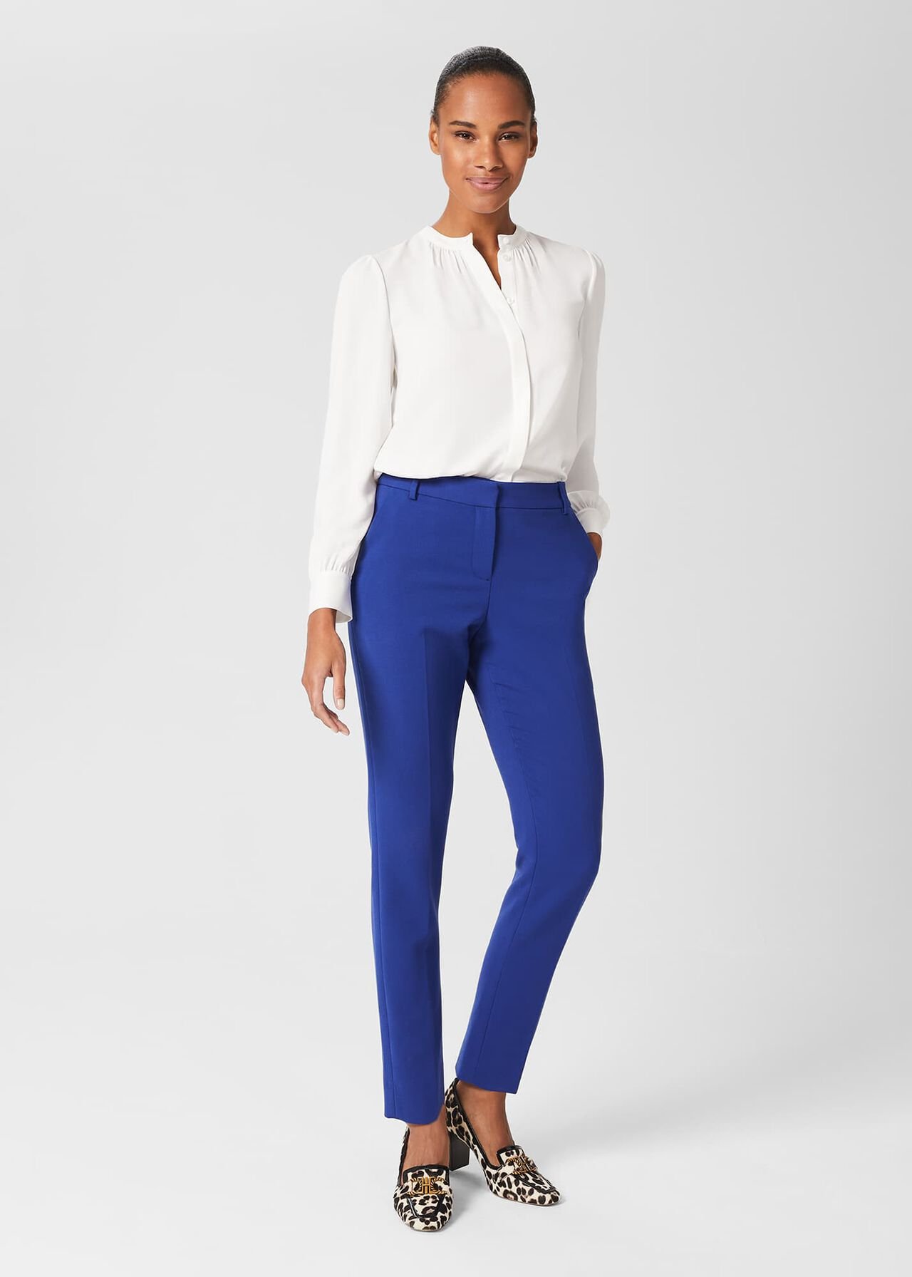 Suki Slim Trousers, Cobalt Blue, hi-res