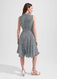 Petite Belinda Dress, Navy Multi, hi-res
