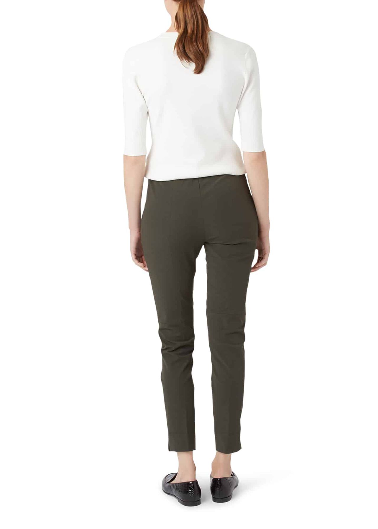 Adrianna Pants With Stretch, Khaki, hi-res