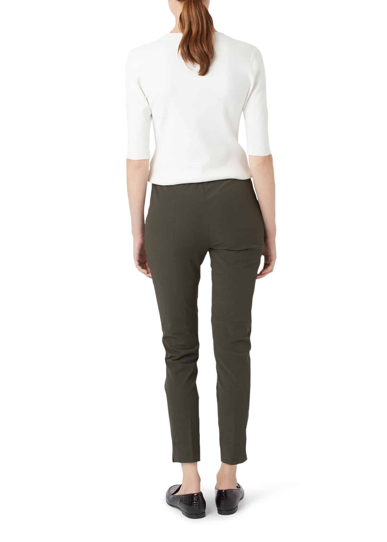 Adrianna trousers With Stretch, Khaki, hi-res