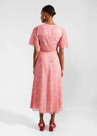 Petite Marie Wrap Dress, Ivory Multi, hi-res