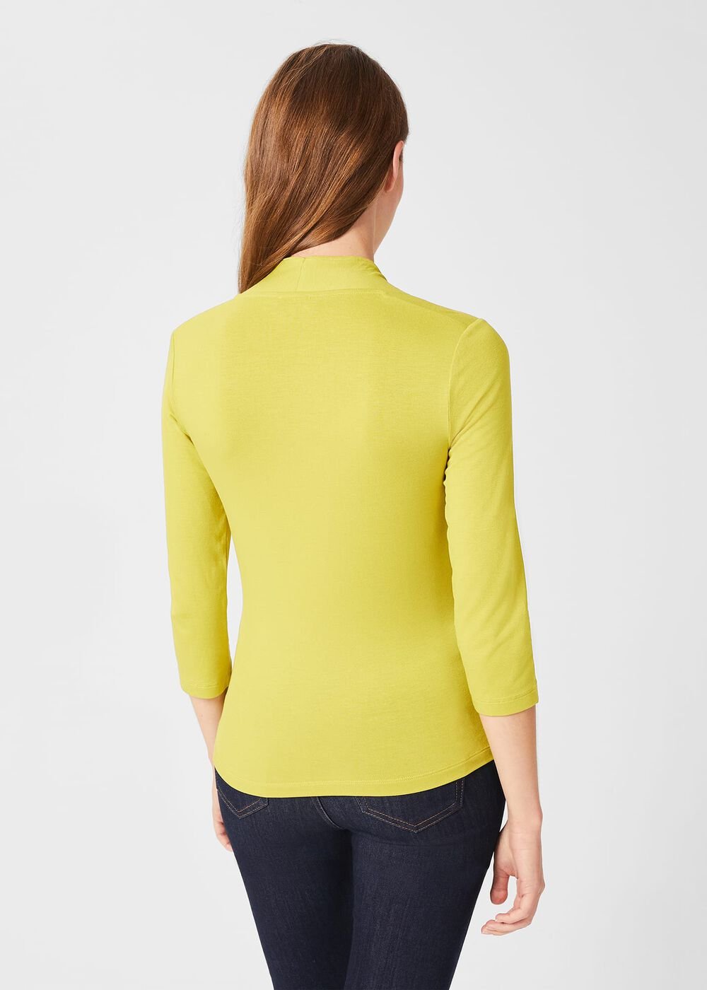 Aimee Double Fronted Top, Chartreuse, hi-res