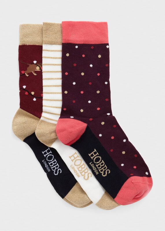 Dachshund Christmas Light Sock Set