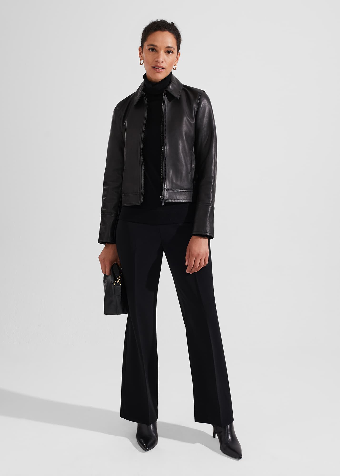 Hobbs thea new arrivals leather jacket